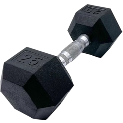 Scheller's Fitness Equipment Rubber Hex Dumbbell Pair