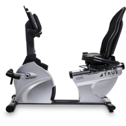 True Fitness Floor/Demo ES700 Recumbent Exercise Bike - Transcend console