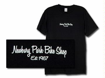 NPBS Newbury Park Bike Shop "Cursive" Logo Tees