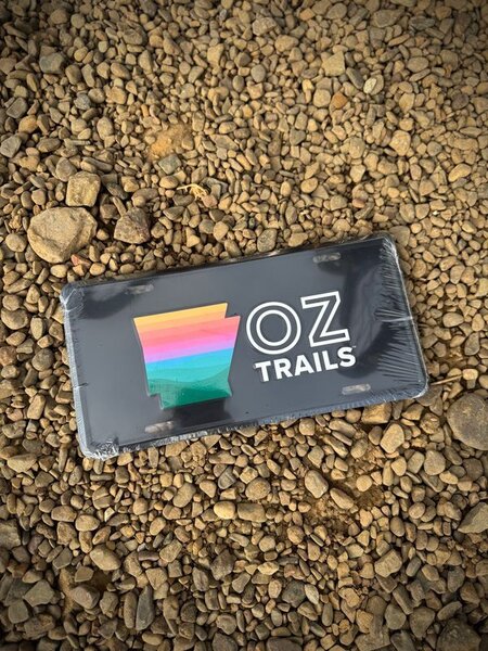 OZ Trails It'll Bluff Out License Plate OZ Trails It'll Bluff Out License Plate