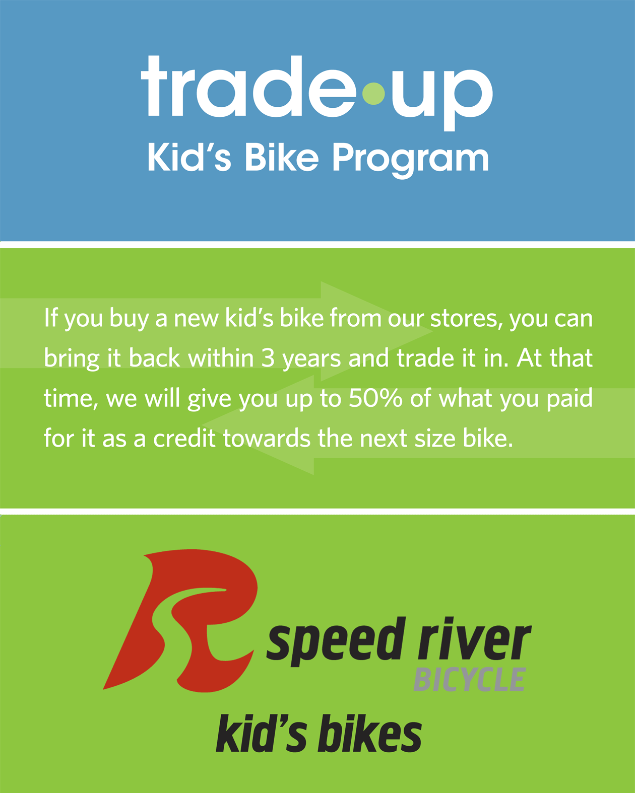 Kids' Bike Trade Up program