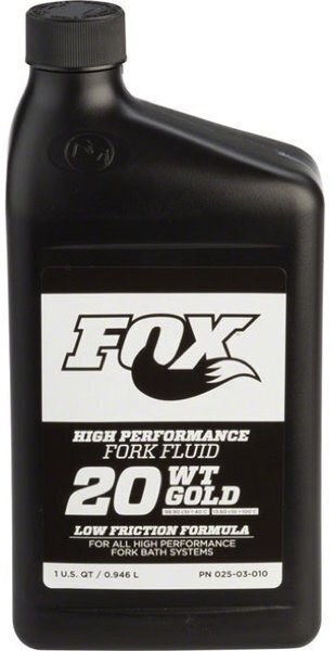 Fox Racing Shox Suspension Fluid Color: Gold 20 Weight