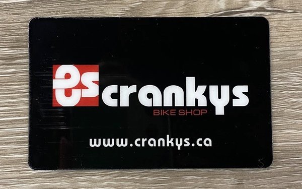 Cranky's Bike Shop Gift Card 