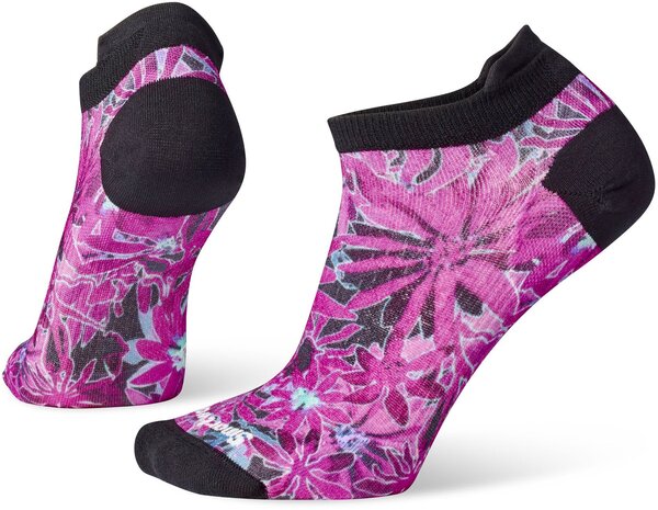 Smartwool Women's Cycle Zero Cushion Dazed Daisy Print Low Ankle Socks