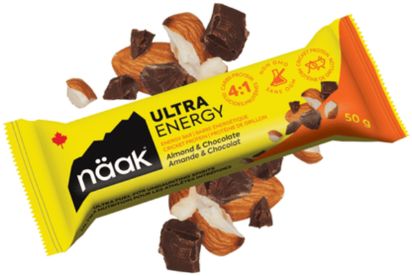 Naak Almond and Chocolate Energy Bar Size: 50g