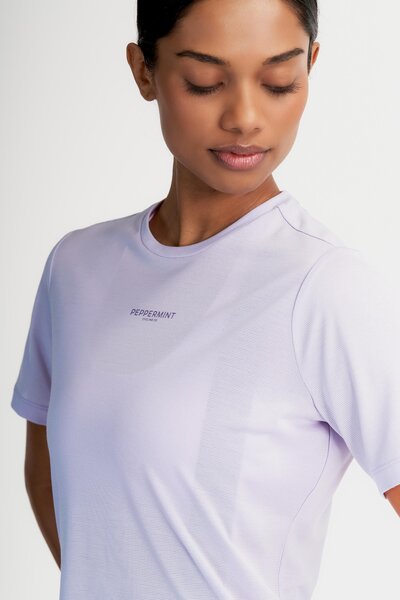 Peppermint Cycling Signature Short Sleeve Tee Color: Serenity