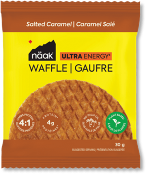 Naak Salted Caramel Energy Waffle Size: 30g