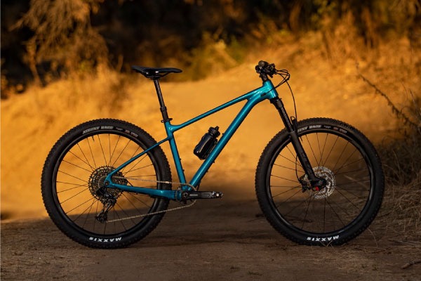 Hardtail mountain bikes have front suspension and no rear suspension