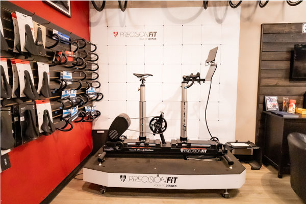 Our St. Albert bike shop also features a Precision Fit bike fitting studio where you can get a professional fitting.