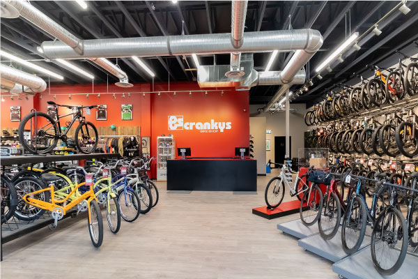 Our Unity Square bike shop in Edmonton is stocked with everything you need to ride