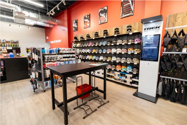 Our Unity Square bike shop in Edmonton carries helmets in all styles