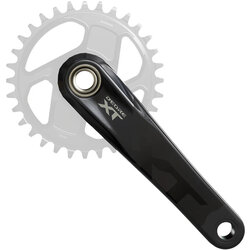 Shimano XT FC-M8200 Crankset - 165mm, 12-Speed, 1x, Direct Mount, Hollowtech II Spindle Interface