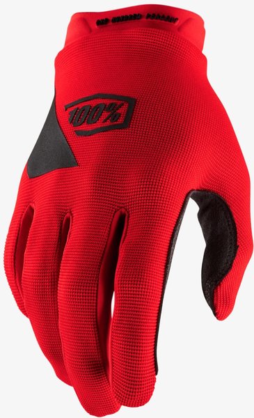 100% Ridecamp Gloves - Men's Color: Red