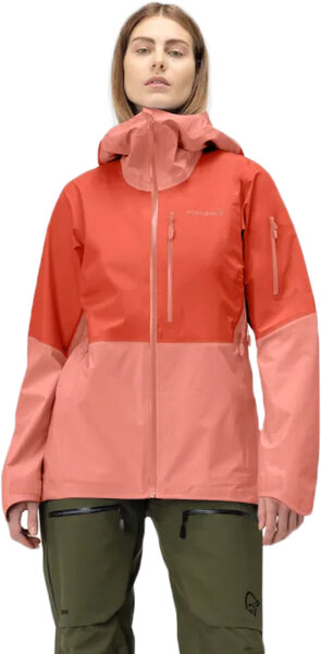 Norrona Lofoten GTX Jacket - Women's Color: Orange Alert / Peach Amber