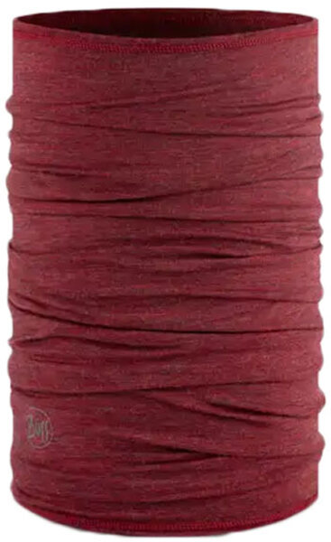 Buff Merino Lightweight Neckwear - Unisex Color: Mars Red