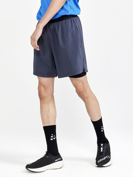 Craft ADV Essence Perforated 2-in-1 Shorts - Men's Color: Asphalt