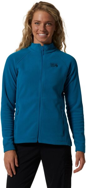 Mountain Hardwear Polartec Microfleece Full Zip Jacket - Women's Color: Vinson Blue