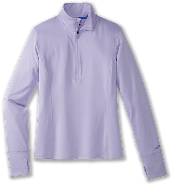 Brooks Dash Half Zip Shirt - Women's Color: Violet Dash