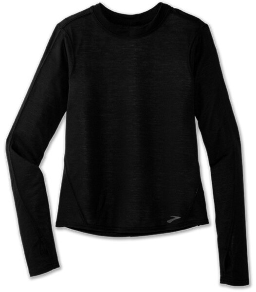 Brooks Distance Long Sleeve Shirt - Women's Color: Black