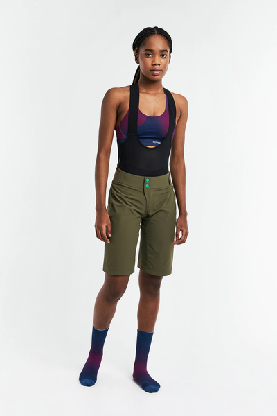 Peppermint MTB Tech Shorts - Women's Color: Olive