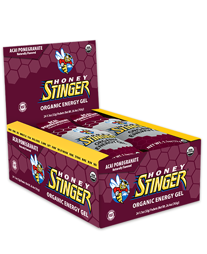 Honey Stinger Organic Energy Gel - Acai Pomegranate (37g) - Box of 24 