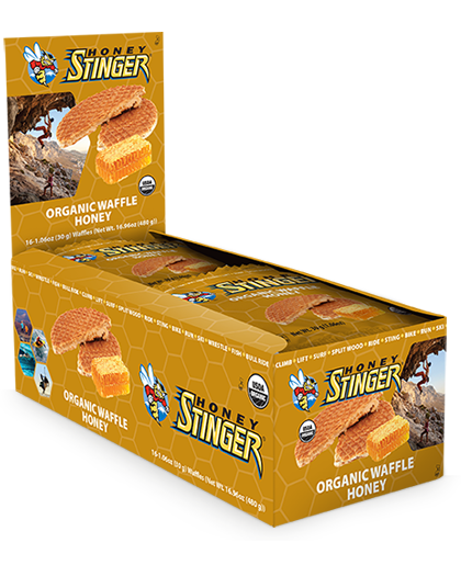 Honey Stinger Organic Waffle - Honey (30g) - Box of 16
