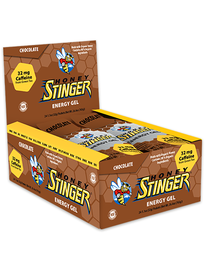 Honey Stinger Organic Energy Gel - Chocolate (37g) - Box of 24