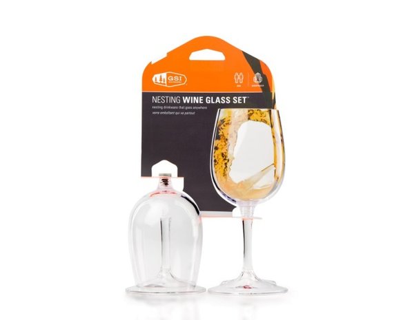 GSI Nesting Wine Glass Set 