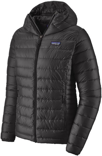 patagonia down sweater hoody black