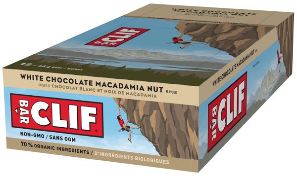 Clif CLIF BAR - White Chocolate Macadamia Nut (68g) - Box of 12