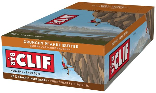 Clif CLIF BAR - Crunchy Peanut Butter (68g) - Box of 12 