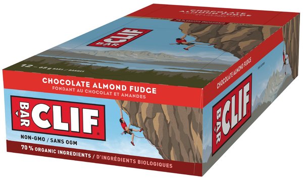 Clif CLIF BAR - Chocolate Almond Fudge (68g) - Box of 12 