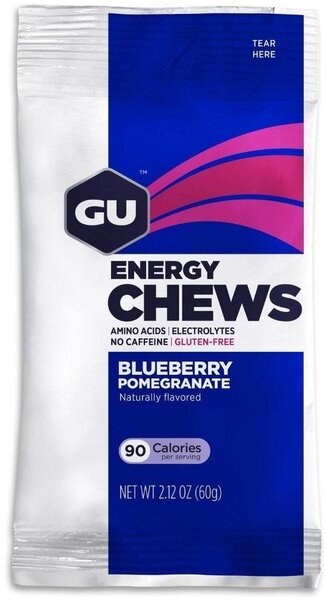 GU Blueberry Pomegranate Chews - 2 Serving Pack - Box/12 