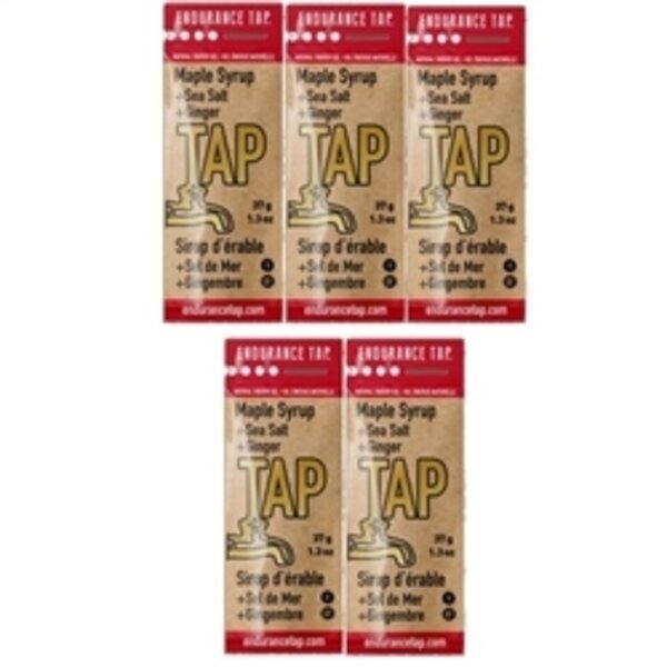 Endurance Tap Salted Maple Energy Gel Box of 24 Bushtukah