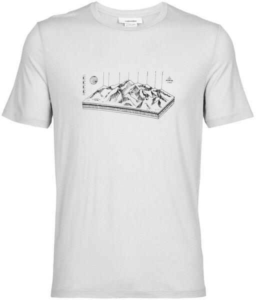 Icebreaker Tech Lite II Merino Short Sleeve T-Shirt Alps 3D - Men's Color: Ether