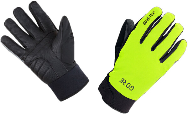 GORE C5 Infinium Gloves - Unisex Color: Black/Yellow