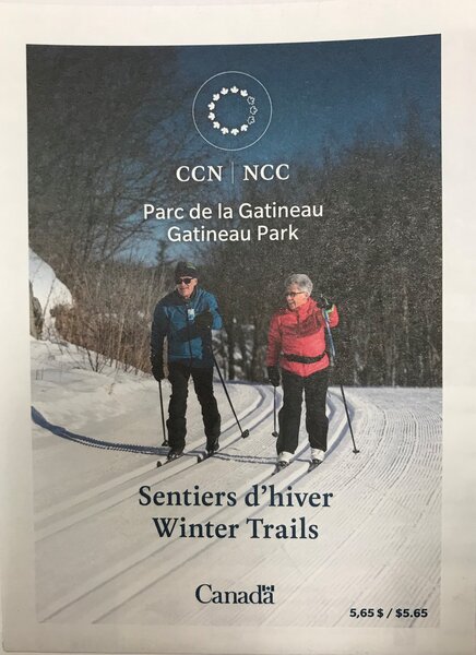 NCC Gatineau Park NCC Winter Trails Map 