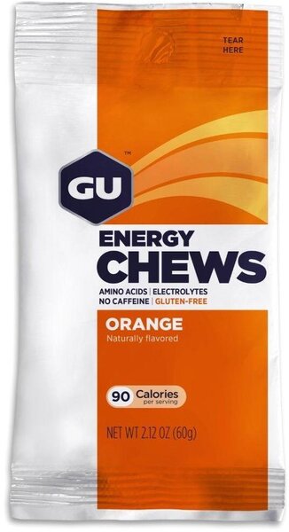 GU Orange Chews - 2 Serving Pack - Box/12