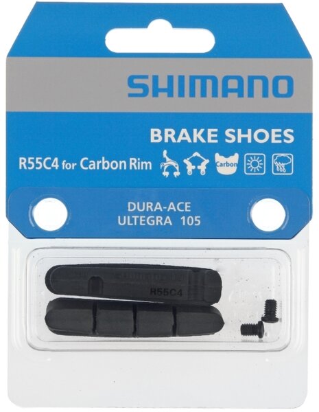 Shimano R55C4 Caliper Brake Pad Inserts - Carbon Rim (Pair)