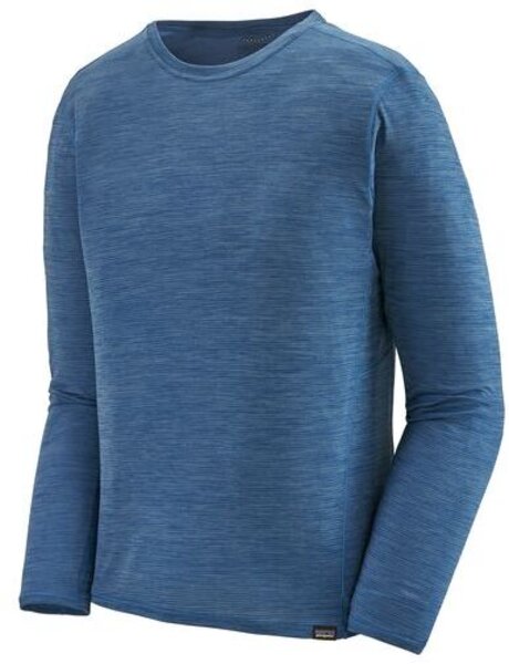 Patagonia Capilene Cool Lightweight Long Sleeve Shirt - Men's Color: Superior Blue - Light Superior Blue X-Dye