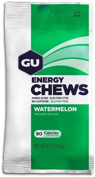 GU Watermelon Chews - 2 Serving Pack - Box/12 