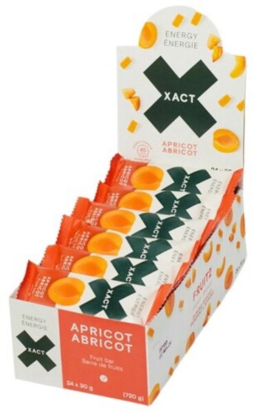 Xact Nutrition Energy Fruit Bar - Apricot - Box of 24