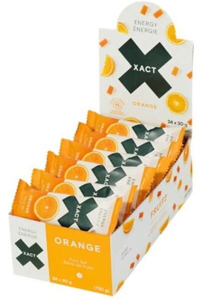 Xact Nutrition Energy Fruit Bar - Orange - Box of 24