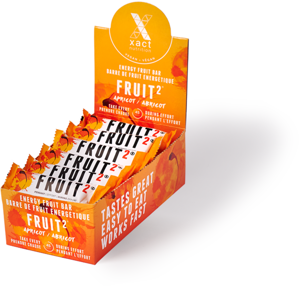 Xact Nutrition FRUIT2 Energy Fruit Bar - Apricot - Box of 24 