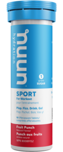 nuun Sport Hydration - Fruit Punch (10 tablets) 