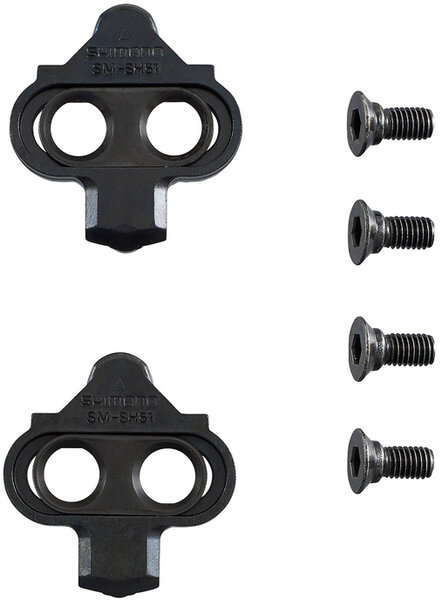Shimano SM-SH51 SPD Cleat Set (Pair) W/O Cleat Nut