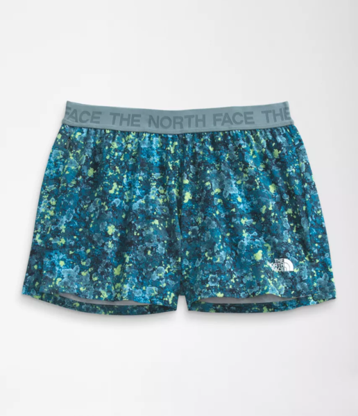 The North Face Printed Wander Short - Women's Color: Beta Blue Lichen Print