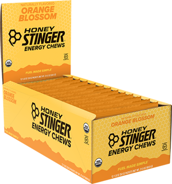Honey Stinger Organic Energy Chew - Orange Blossom (50g) - Box of 12