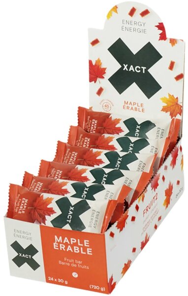 Xact Nutrition Energy Fruit Bar - Maple - Box of 24 