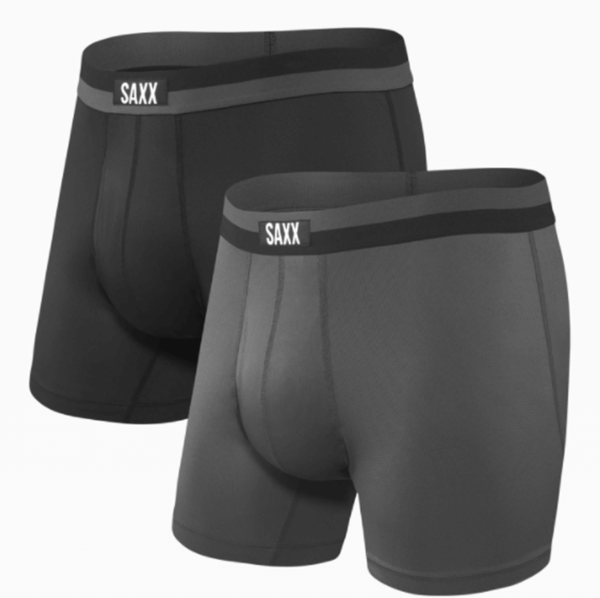 Saxx Sport Mesh 2 Pack Boxer Brief w/Fly - Men's